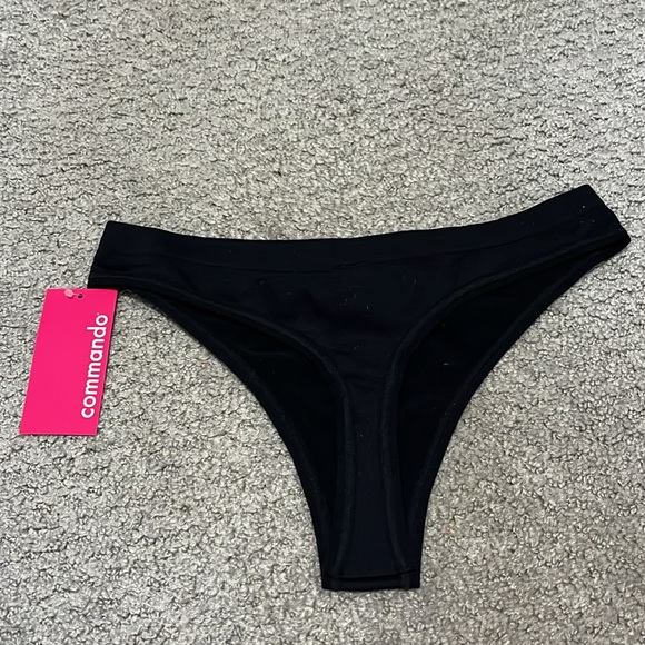 NWT Commando Black Minimalist Thong Medium Large - Picture 4 of 5